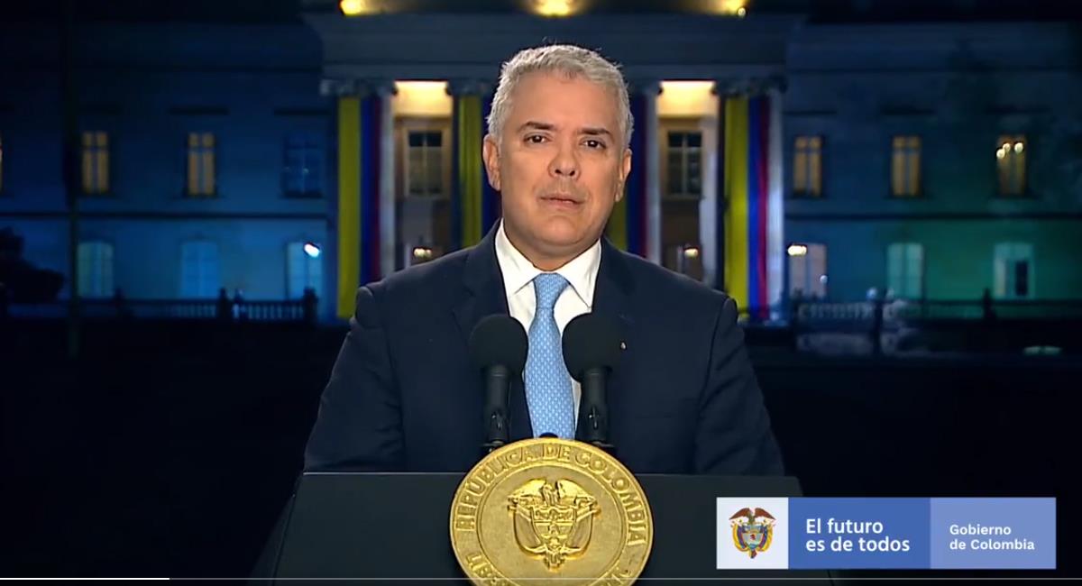 Captura de video: Expresidente Iván Duque. Foto: Twitter @IvanDuque