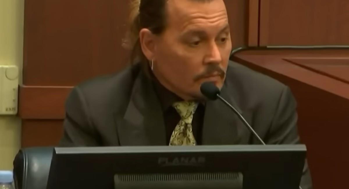Johnny Depp en juicio. Foto: Youtube