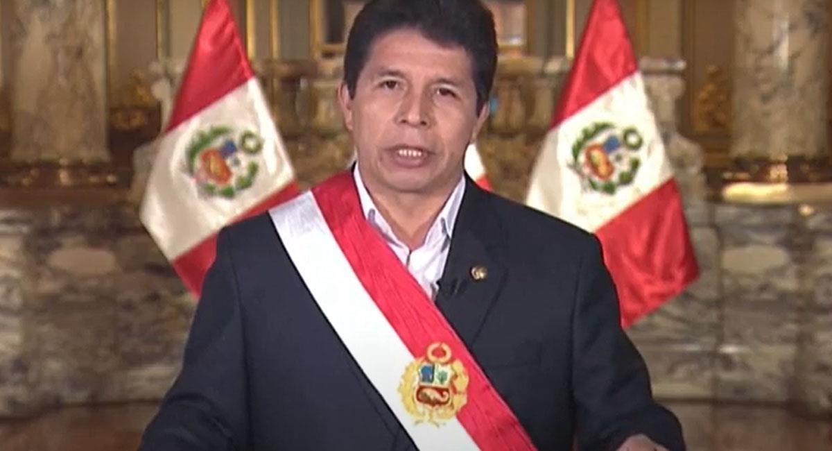 Pedro Castillo, presidente de Perú, es investigado por la justicia al igual que algunos de sus familiares. Foto: Youtube