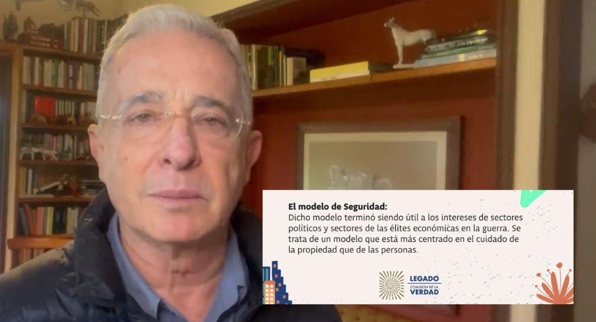 Expresidente Álvaro Uribe Vélez. Foto: Twitter @alvarouribevelez