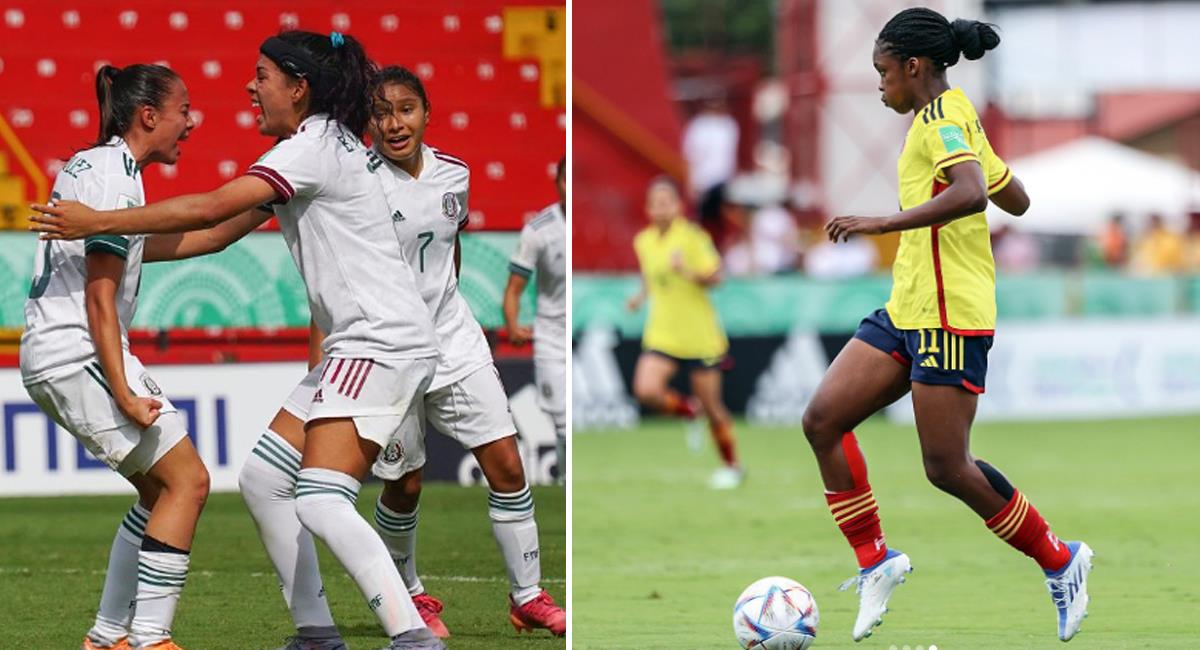 Colombia se enfrentará a México por el Mundial femenino Sub 20. Foto: Instagram Selección Colombia / México