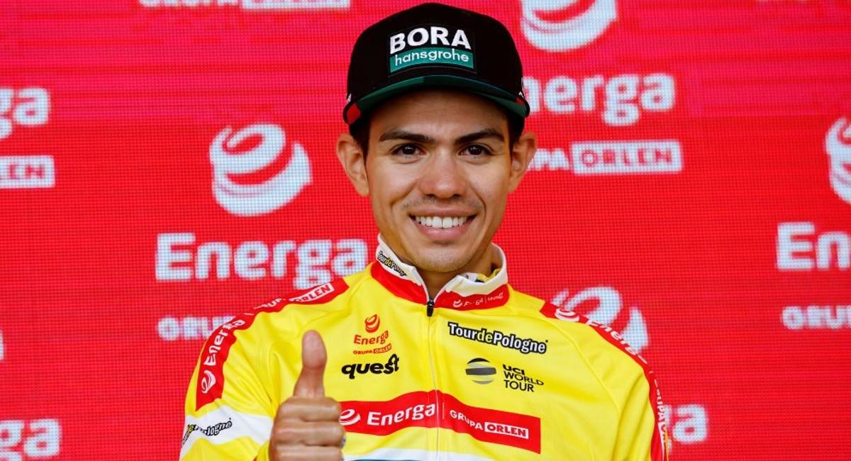 El pedalista antioqueño correrá la Vuelta a España. Foto: Twitter @HiguitSergio