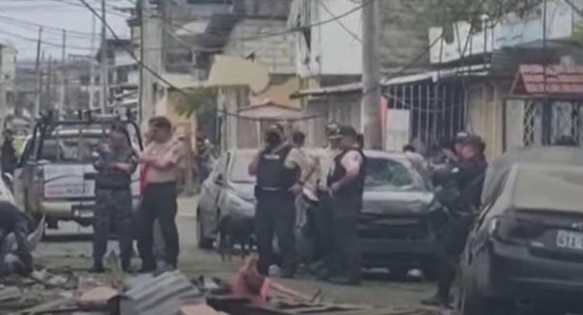 La explosión del domingo en Guayaquil evidencia una sangrienta guerra entre bandas delincuenciales. Foto: Youtube