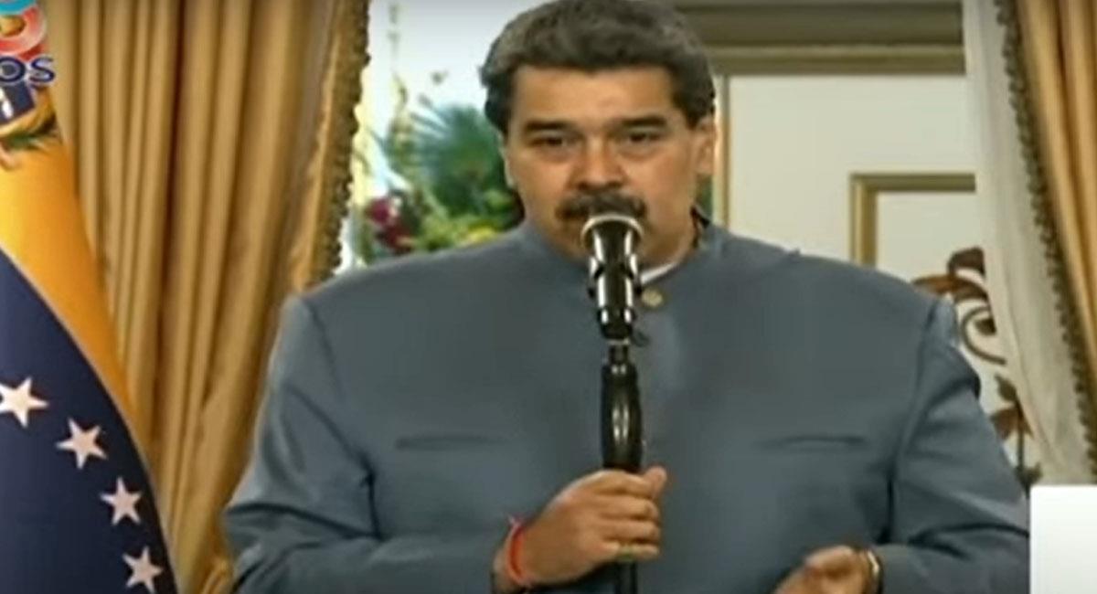 Nicolás Maduro acusa de actos terroristas en Venezuela a  grupos entrenados por Iván Duque. Foto: Youtube