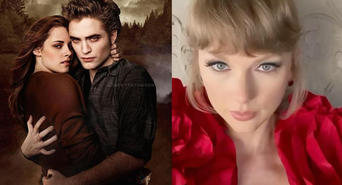 Taylor Swift quería ser parte del mundo de las vampiros y lobos. Foto: Instagram