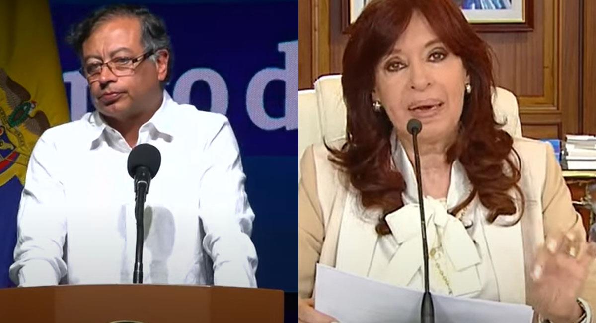 Gustavo Petro ofreció su apoyo a la actual vicepresidenta de Argentina Cristina Fernández de Kirchner. Foto: Youtube