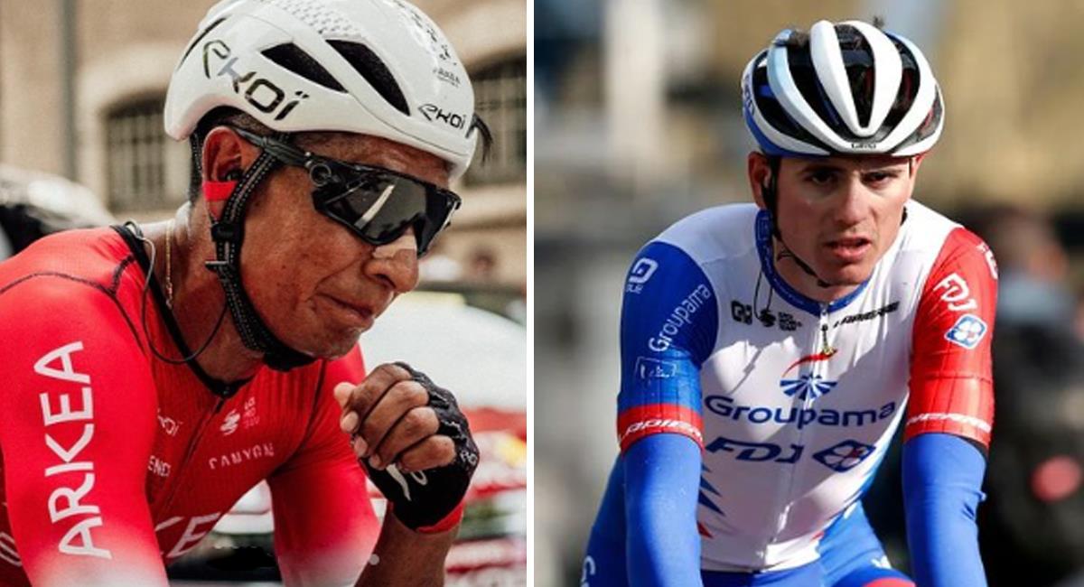 Nairo Quintana fue descalificado del Tour de Francia 2022, por el presunto uso de sustancia prohibida tramadol. Foto: Instagram Nairo Quintana / david_gaudu