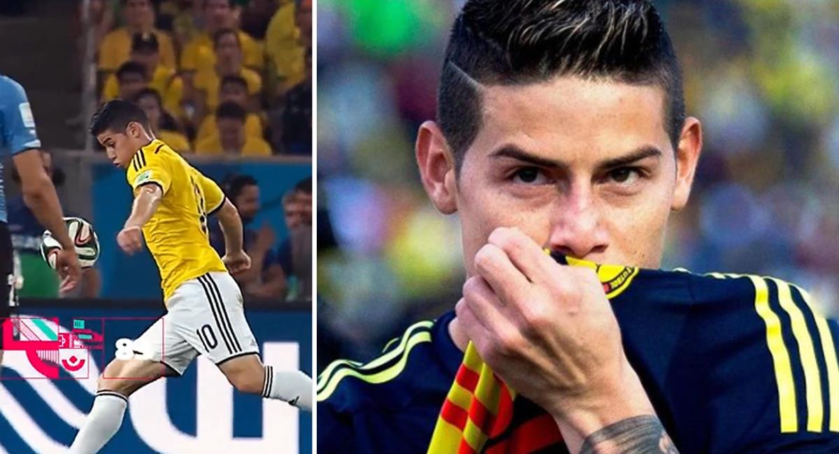 James Rodríguez fue recordado por la FIFA por el gol que marcó en Brasil 2014. Foto: Instagram James Rodríguez / FIFA