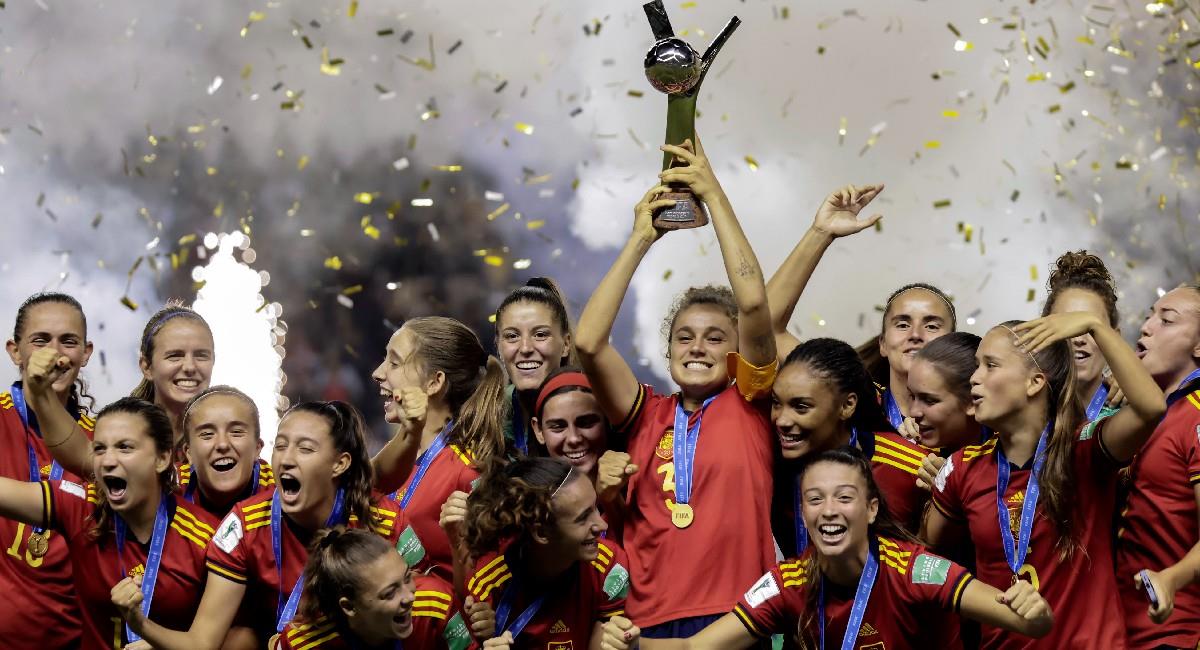 España ganó el Mundial Sub 20 Femenino. Foto: EFE Jeffrey Arguedas