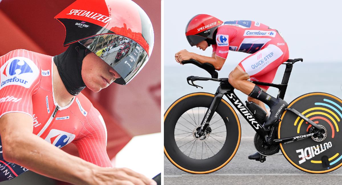 Remco Evenepoel ganador de la etapa 10 de La Vuelta a España 2022. Foto: Instagram remco.ev / Twitter: La Vuelta