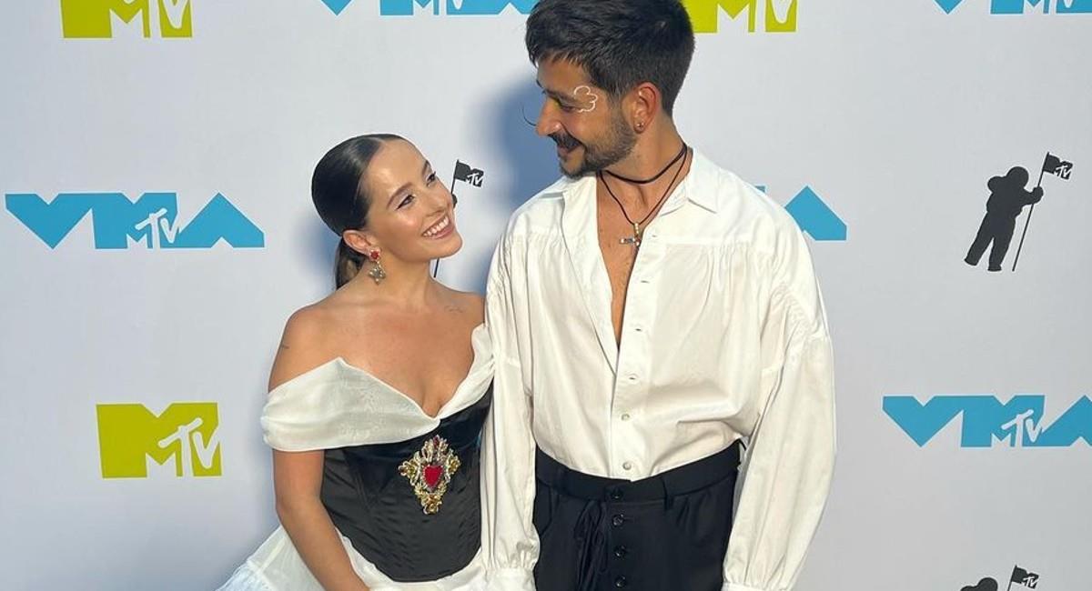 Camilo y Evaluna en MTV Video Awards. Foto: Instagram @camilo