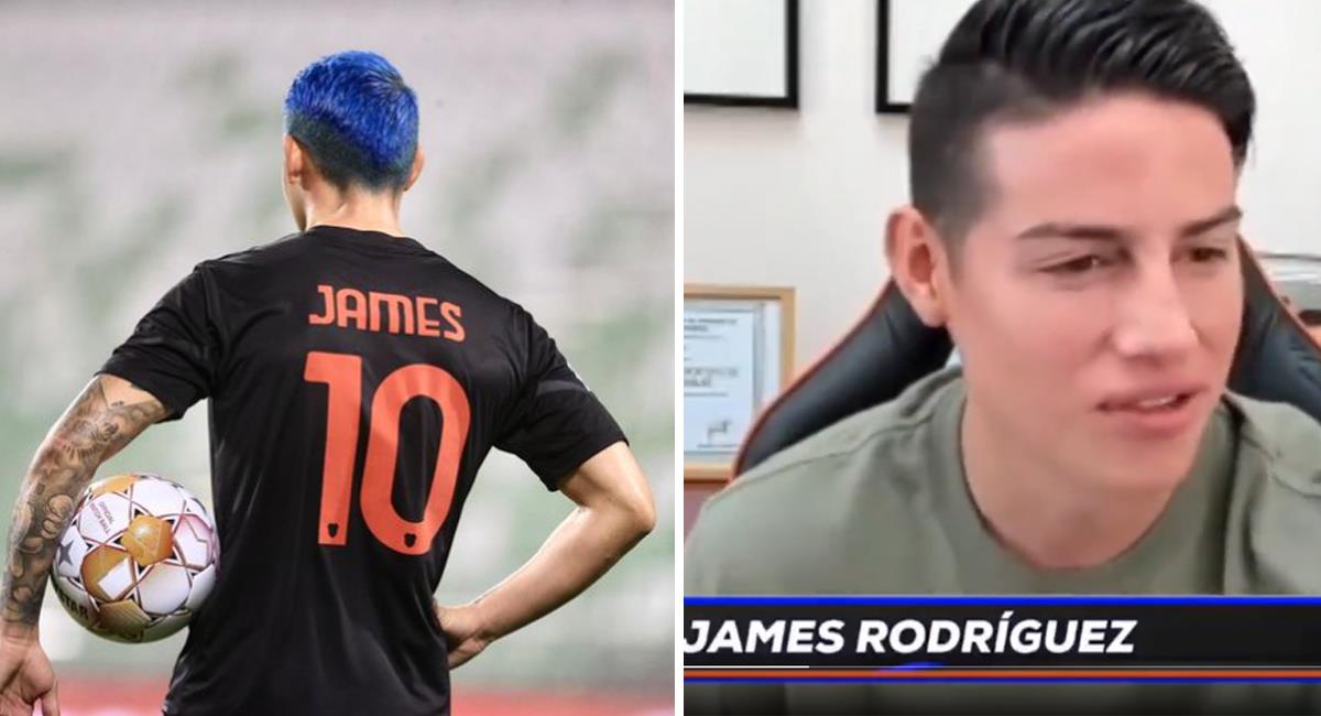 James Rodríguez en entrevista habla de su futuro y la posibilidad de llegar al futbol español. Foto: Instagram James Rodríguez / Twitter: @RMVHQTV