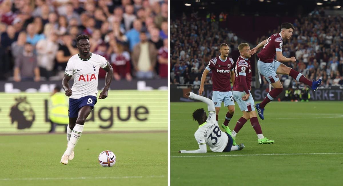 Dávinson fue titular en el empate entre el Tottenham y West Ham. Foto: EFE