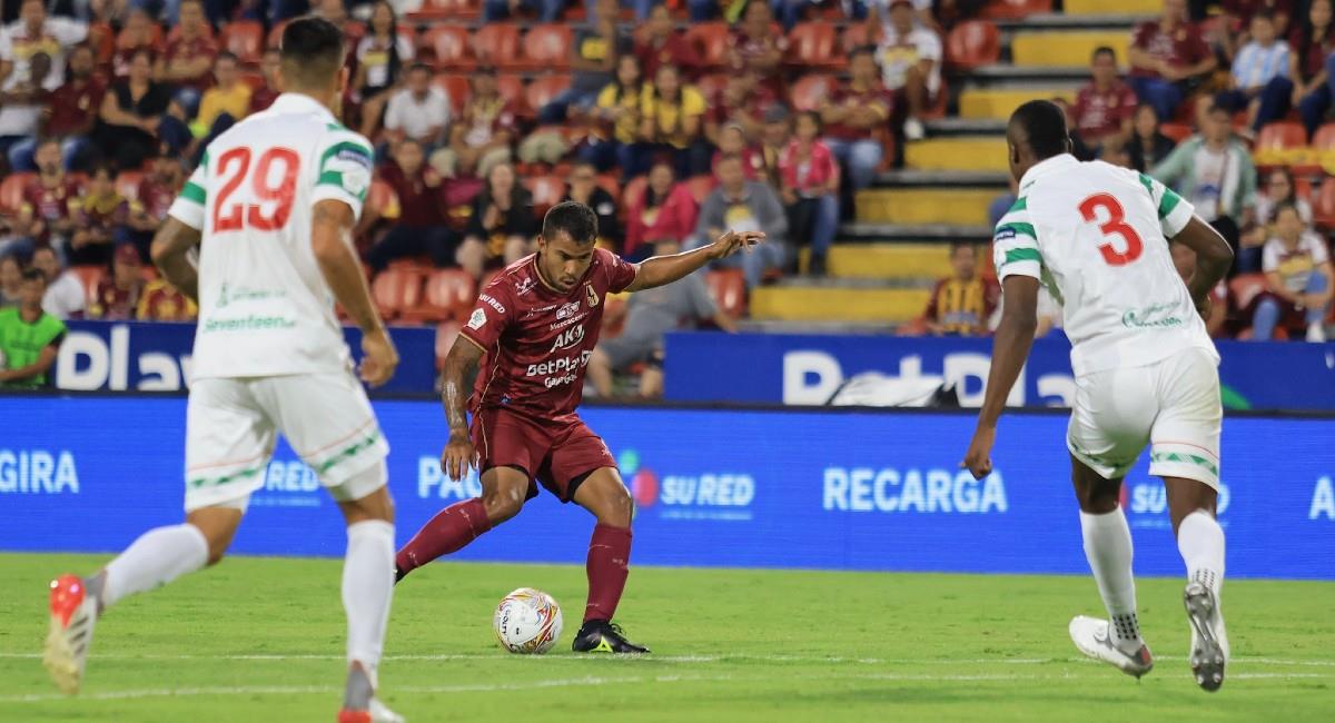 Tolima empató en casa con Cortuluá y se complicó en la Liga BetPlay. Foto: Twitter Deportes Tolima