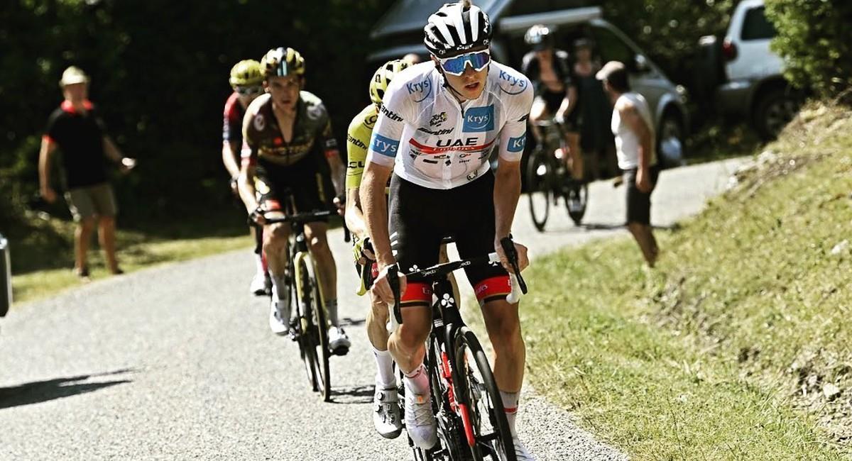 El pedalista esloveno habló tras perder la carrera francesa en el 2022. Foto: Instagram @tadejpogacar