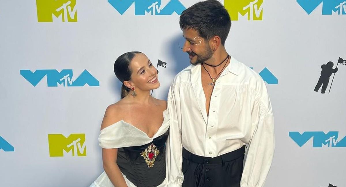 Camilo y Evaluna en MTV VMAs. Foto: Instagram @camilo