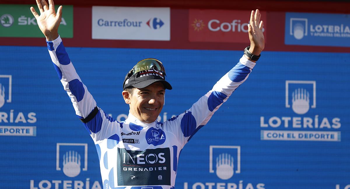 Richard Carapaz consigue su tercera victoria en La Vuelta a España. Foto: EFE