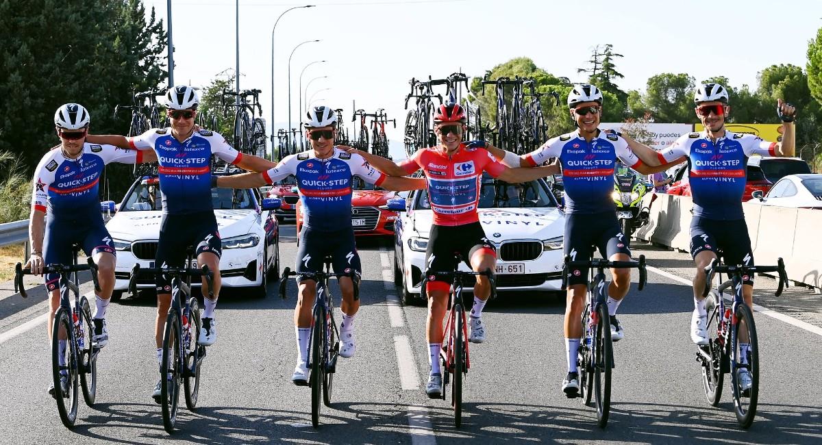 Remco Evenepoel se coronó campeón de la Vuelta a España. Foto: Twitter La Vuelta