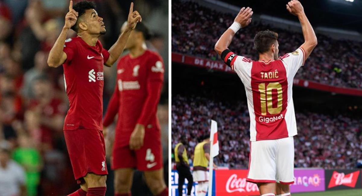 Luis Diaz y el Liverpool se medirá ante el Ajax por Champions League. Foto: Instagram Luis Diaz / Ajax