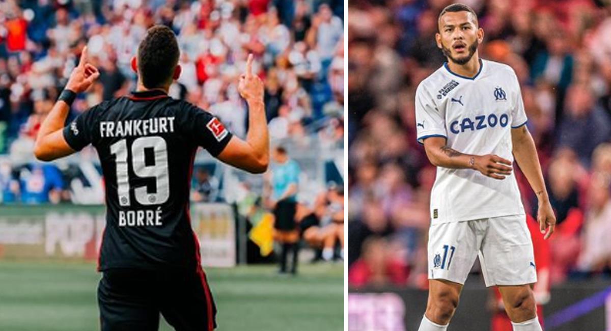 El Frankfurt de Borré venció al Marsella de Suárez por la segunda fecha de la Champions League. Foto: Instagram Luis Suárez / Rafael Santos Borré
