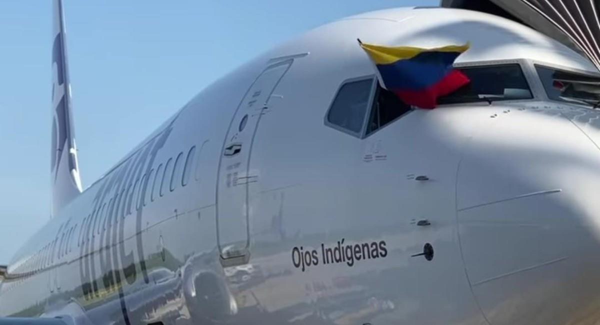 El primer destino conectó a Republica dominicana con Barranquilla en un vuelo que partió el pasado 15 de septiembre. Foto: Instagram Arajet