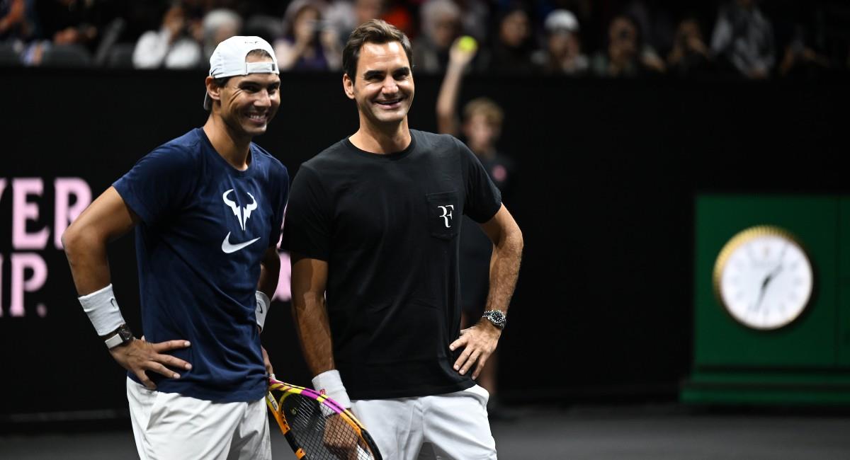 Federer y Nadal se enfrentarán a Tiafoe y Sock. Foto: Twitter @LaverCup