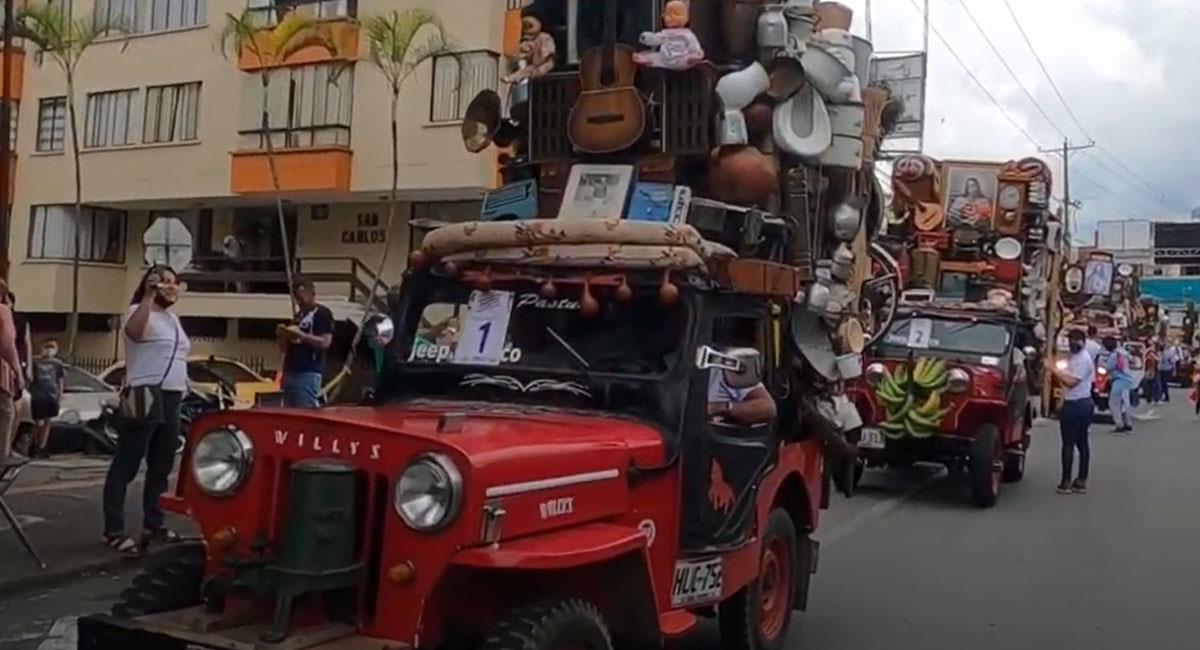 La zona cafetera de Colombia tiene en los Jeeps Willys un elemento de su cultura económica y social. Foto: Youtube