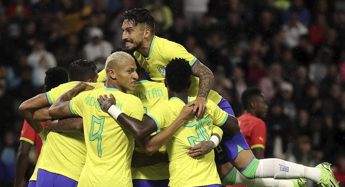 Brasil golea a Ghana en el amistoso preparatorio previo al Mundial de Qatar 2022. Foto: EFE