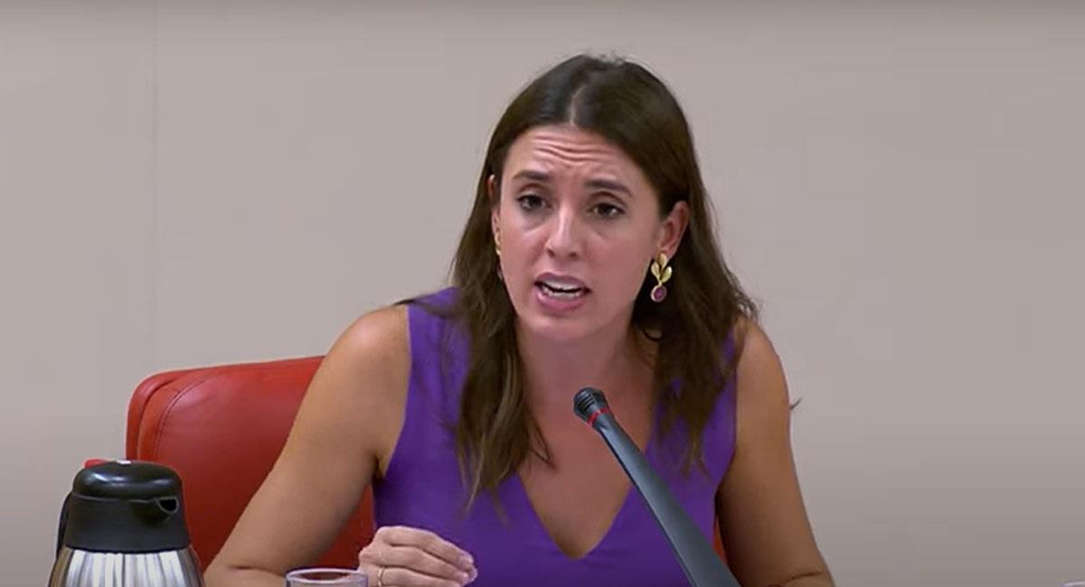 Irene Montero es la ministra de Igualdad en España y se pide por parte de varios sectores su renuncia. Foto: Youtube
