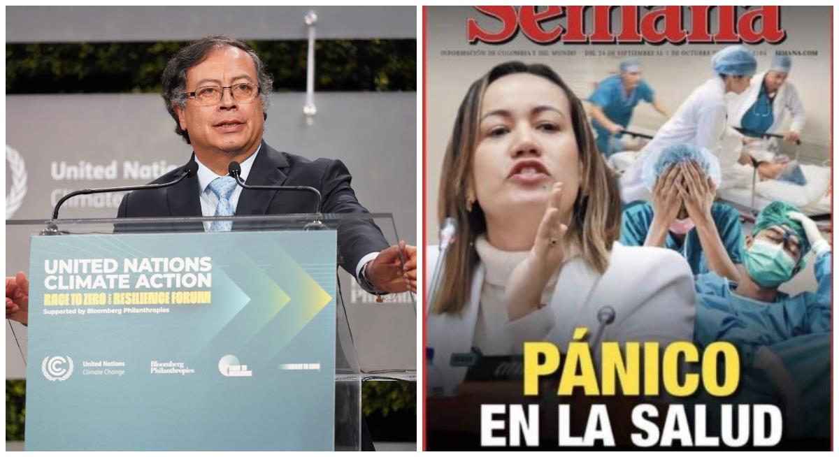 Polémica en el Gobierno por portada de revista Semana. Foto: Presidencia y revista Semana