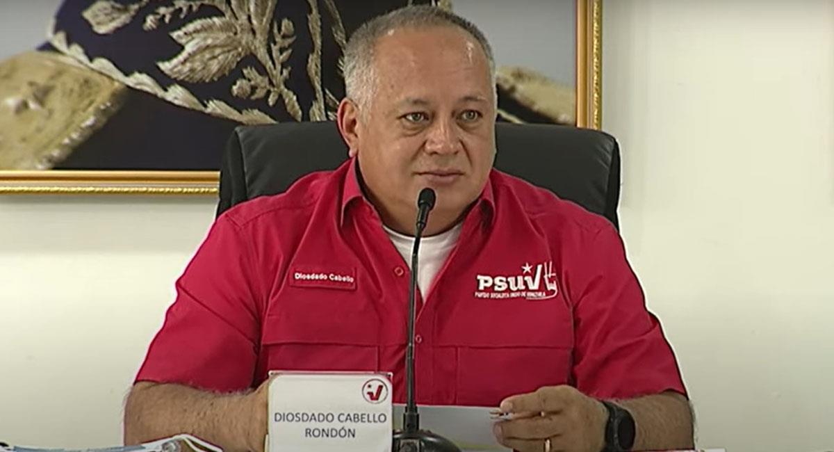 Diosdado Cabello es uno de los hombres fuertes del Gobierno venezolano. Foto: Youtube
