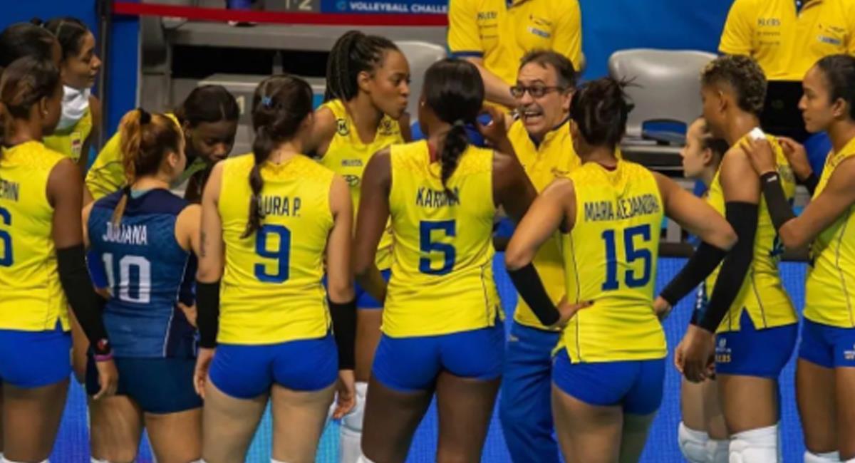 Colombia salió derrotada 3-0 ante China este martes en el Mundial Femenino de Voleibol. Foto: Instagram Antonio Rizola