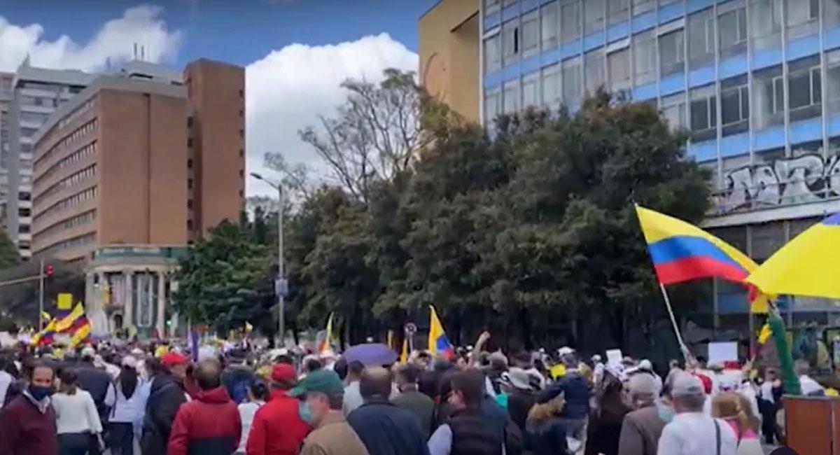 Las marchas en varias ciudades de Colombia en contra de Gustavo Petro fueron concurridas. Foto: Youtube