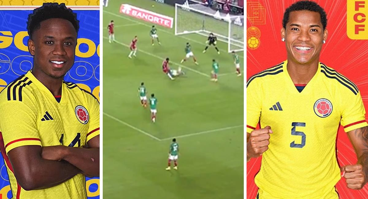 Colomba remonta el resultado ante México. Foto: Instagram Selección Colombia