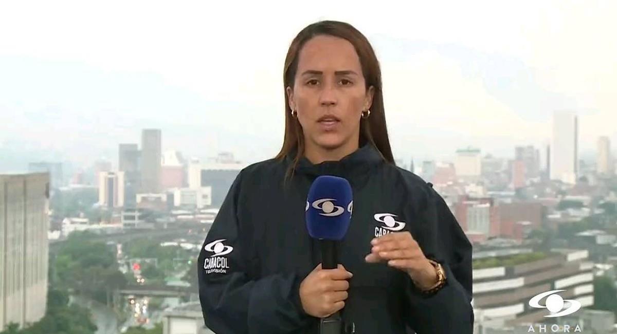 Érika Zapata ya lleva varios años trabajando en 'Noticias Caracol'. Foto: Instagram