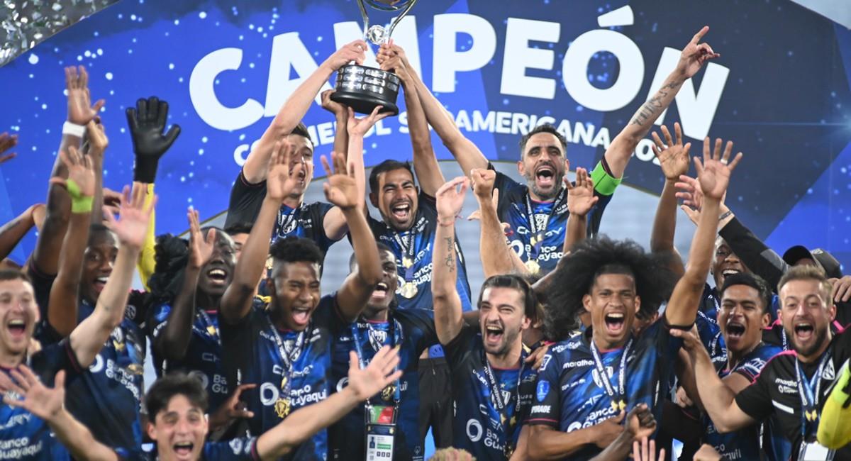 Independiente del Valle se coronó campeón de la Copa Sudamericana. Foto: EFE