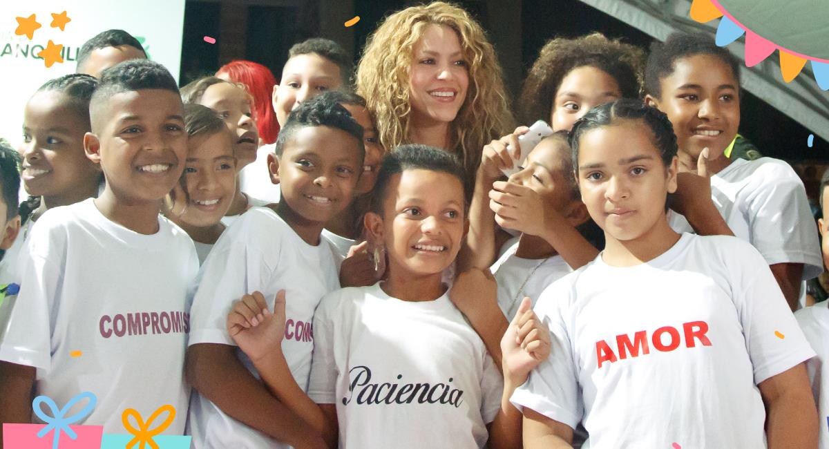 La mega escuela que inauguró Shakira en La Guajira. Foto: Twitter @fpiesdescalzos