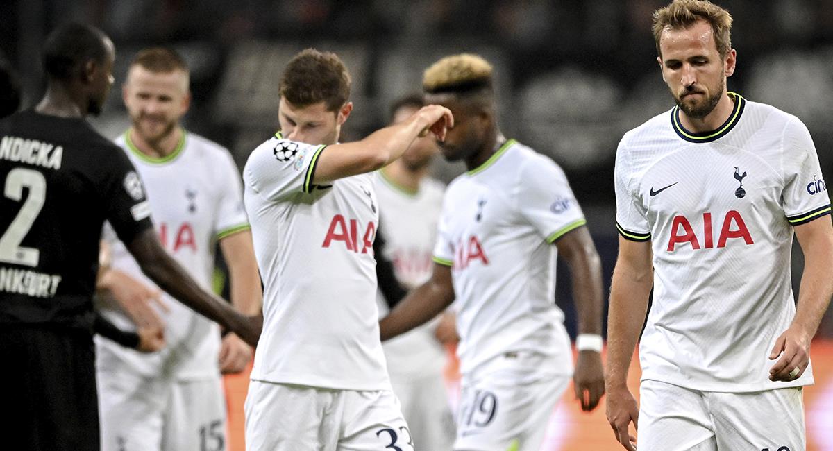 Frankfut se enfrentó a Tottenham por la tercera fecha de Champions League. Foto: EFE