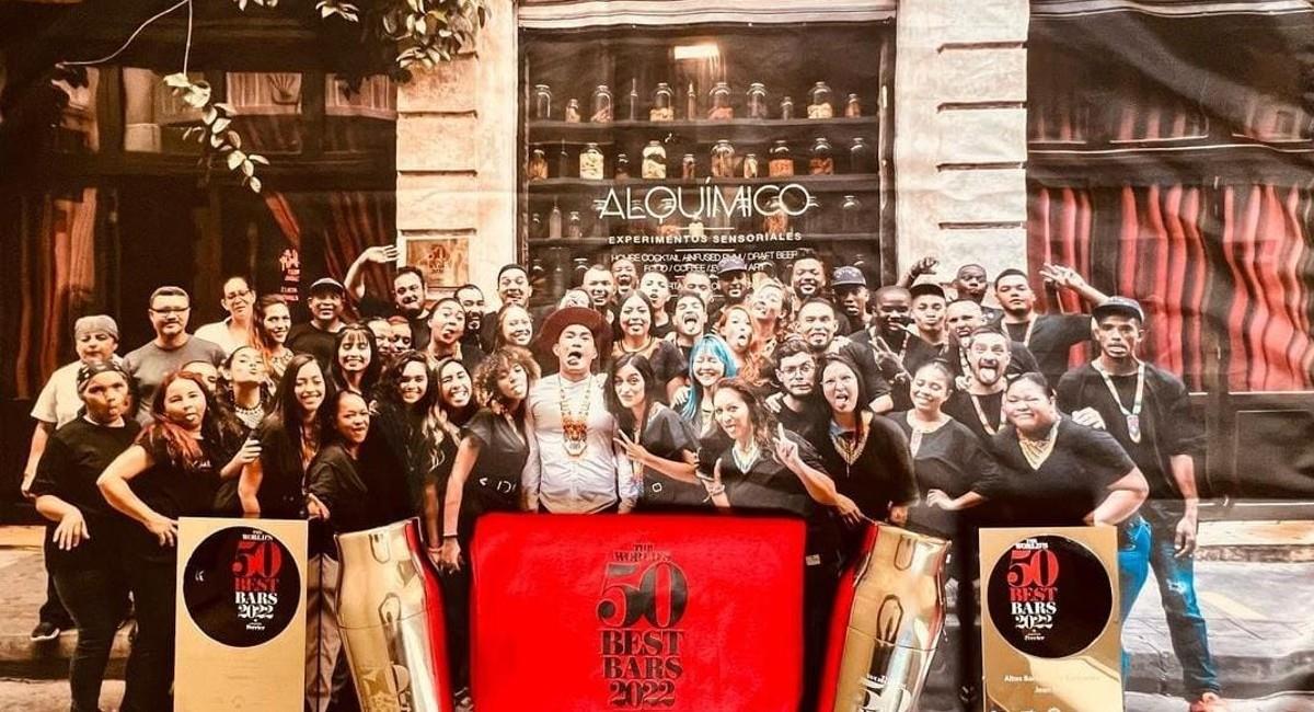 Ubicado en Cartagena, Alquímico se llevó el décimo lugar en los premios The 50 Best Bars 2022. Foto: Instagram alquimicocartagena