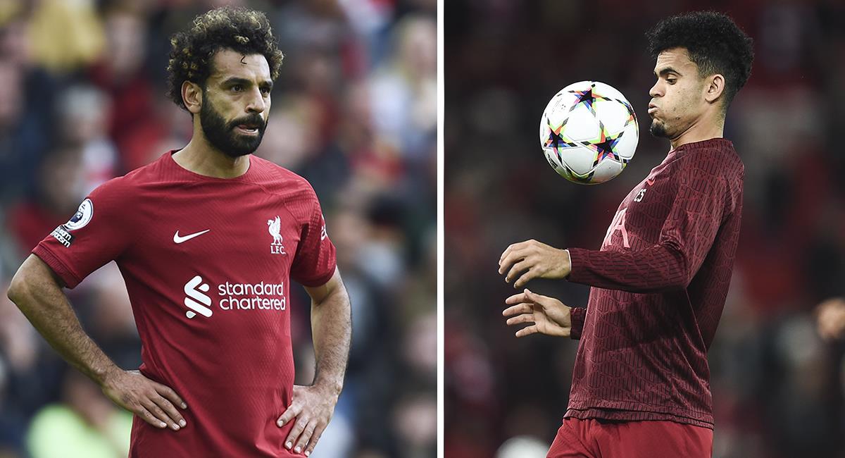 Luis Diaz y Mohamed Salah, la cifra que ganan las dos estrellas del Liverpool. Foto: EFE