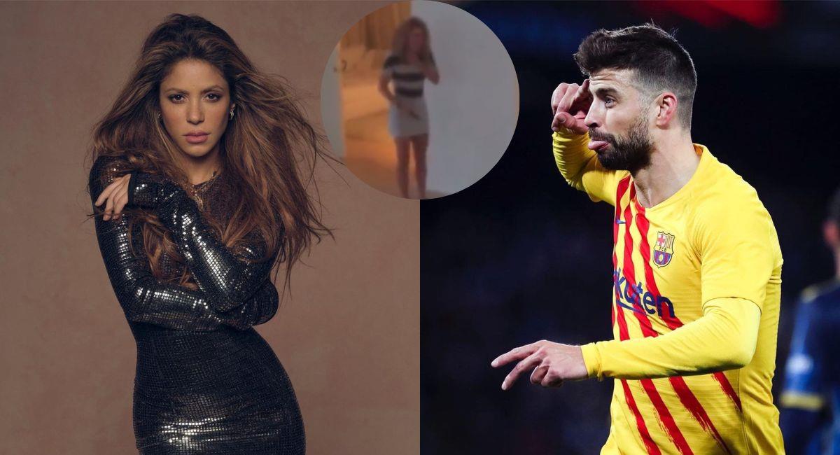 Golpe de Piqué a Shakira. Foto: Instagram @shakira / @3gerardpique