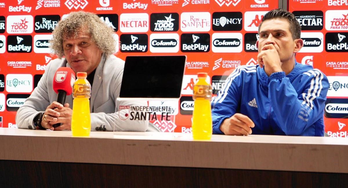 Alberto Gamero y su análisis tras caer contra Santa Fe. Foto: Twitter Millonarios