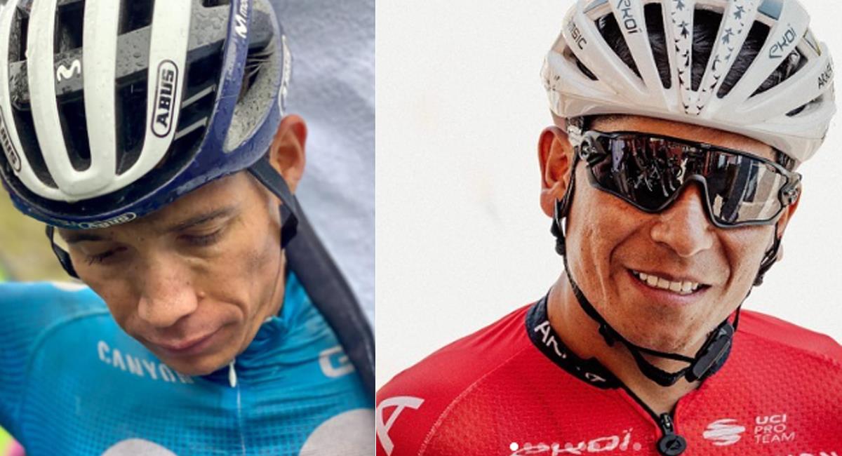 Nairo Quintana llegaría al Astana de Miguel Ángel López. Foto: Instagram Miguel Ángel López / Nairo Quintana