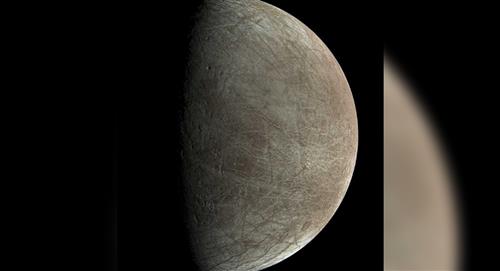 Juno captó una de las lunas de Júpiter en alta calidad 