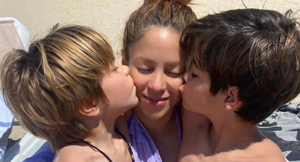 Hijos de Shakira ya comparten con la nueva novia de Piqué. Foto: Instagram @shakira