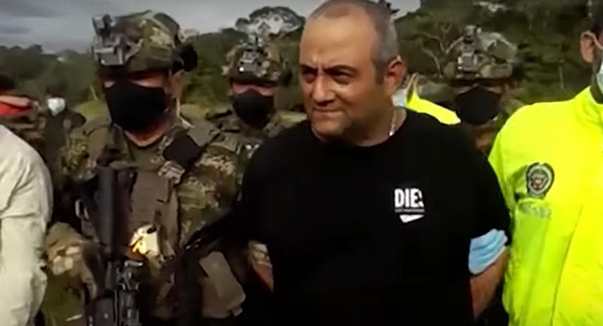 Dairo Antonio Úsuga David, 'Otoniel', fue capturado en octubre de 2021 en las montañas antioqueñas. Foto: Youtube