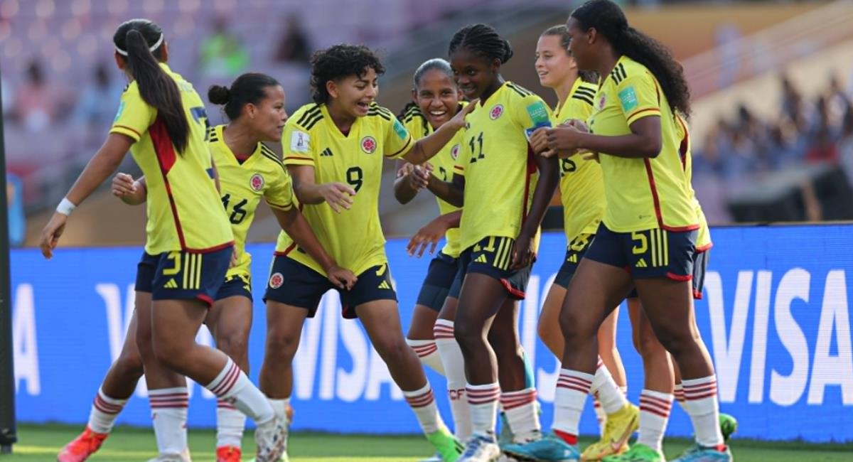 Colombia hace historia y clasifica a la semifinal del Mundial Femenino Sub 17 tras golear a Tanzania. Foto: Twitter @FIFAWWC