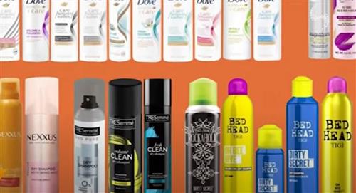 19 tipos de shampoo seco retirados por agente cancerígeno