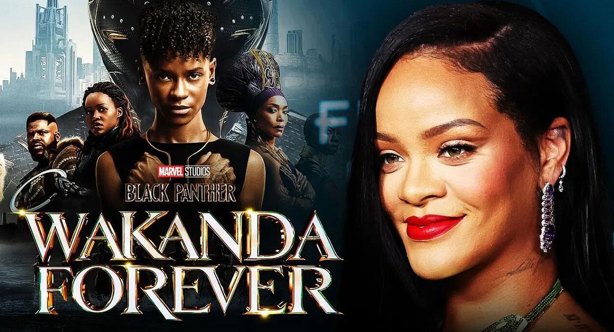Rihanna anunció que hará parte de "Black Panther: Wakanda Forever". Foto: Twitter @MCU_Direct