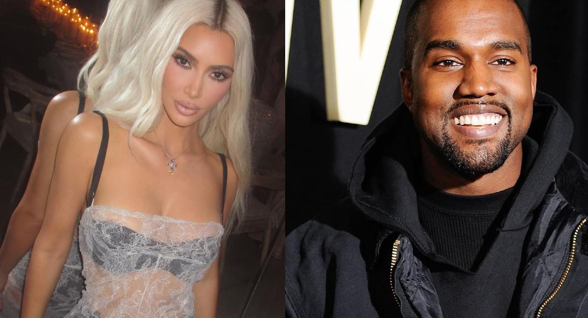 Kim Kardashian y Kanye West. Foto: Instagram